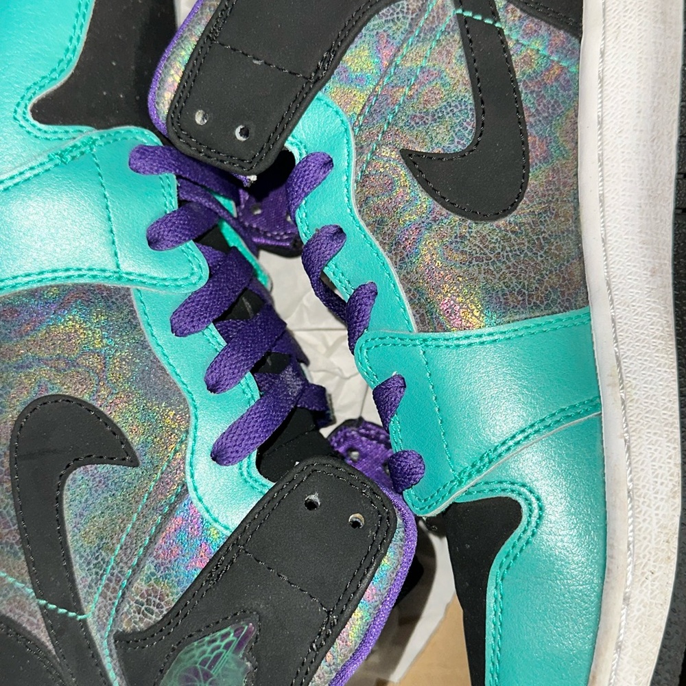 Jordan Kids Sneakers in Teal and Black